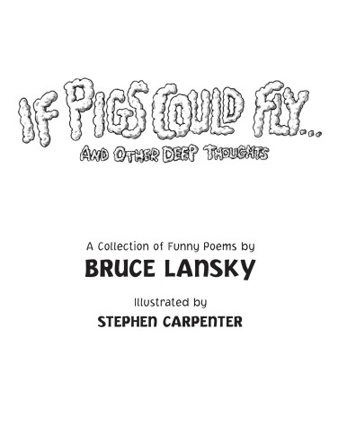 Book cover for If Pigs Could Fly...and Other Deep Thoughts