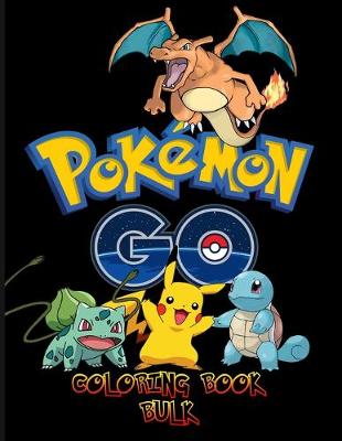 Book cover for Pokemon Go Coloring Book Bulk