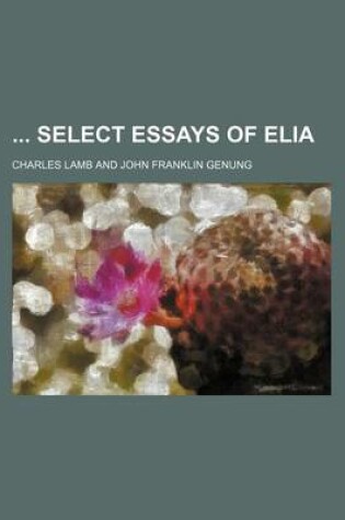 Cover of Select Essays of Elia