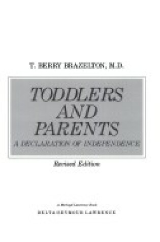 Cover of Toddlers &Parents-Hc