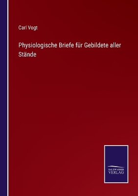 Book cover for Physiologische Briefe für Gebildete aller Stände