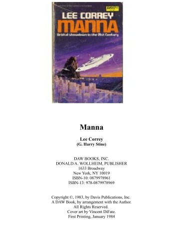 Book cover for Manna