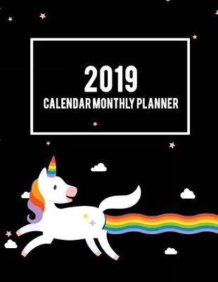 Book cover for 2019 Calendar Monthly Planner