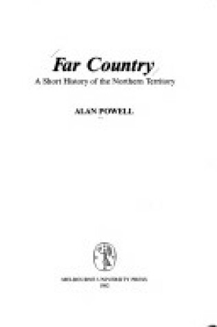Cover of Far Country