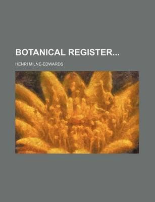 Book cover for Botanical Register