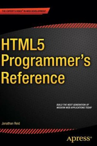 Cover of HTML5 Programmer's Reference