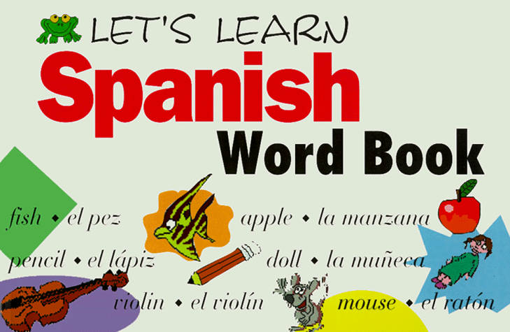 Book cover for Let's Learn Spanish Word Book