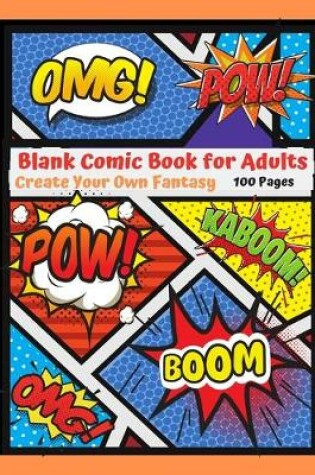 Cover of Blank Comic Book for Adults