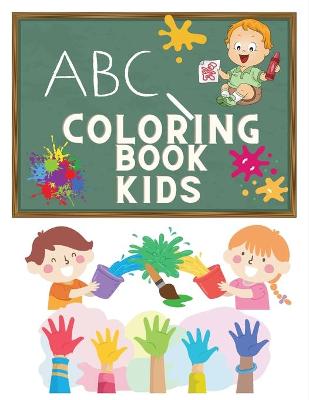 Book cover for ABC Coloring Book Kids