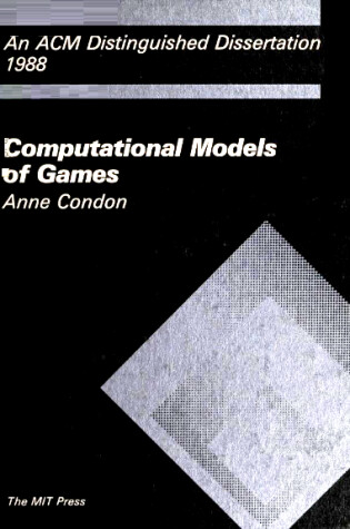 Cover of Computational Models of Games