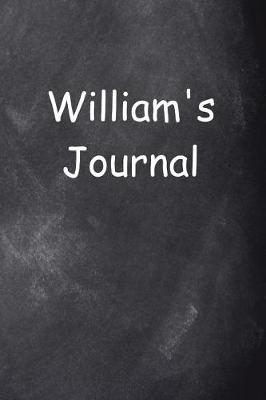 Book cover for William Personalized Name Journal Custom Name Gift Idea William