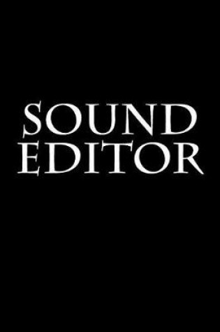 Cover of Sound Editor