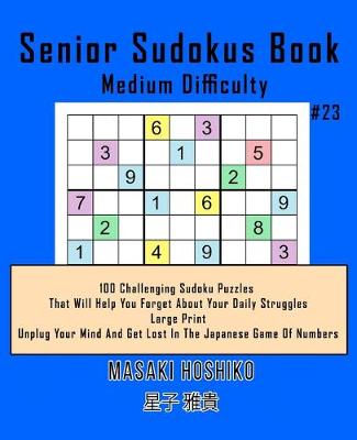 Book cover for Senior Sudokus Book Medium Difficulty #23