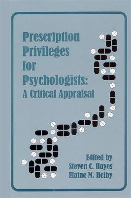 Book cover for Prescription Privileges for Psychologists