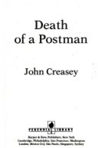 Cover of Death of a Postman