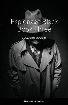 Book cover for Espionage Black Book