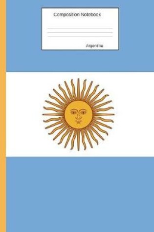 Cover of Composition Notebook Argentina