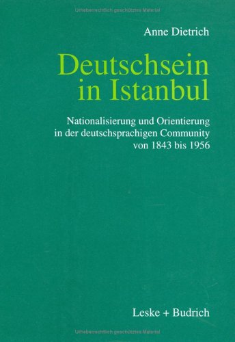 Book cover for Deutschsein in Istanbul