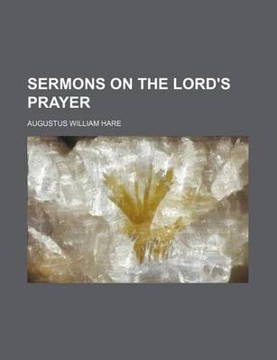 Book cover for Sermons on the Lord's Prayer