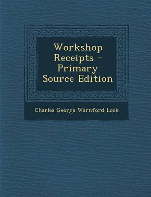 Book cover for Workshop Receipts