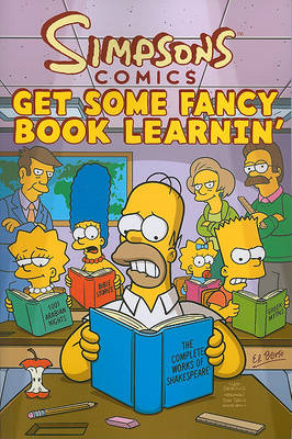 Cover of Simpsons Comics Get Some Fancy Book Learnin'