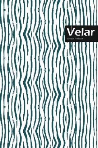 Cover of Velar Lifestyle, Animal Print, Write-in Notebook, Dotted Lines, Wide Ruled, Medium 6 x 9 Inch, 144 Sheets (Olive Green)