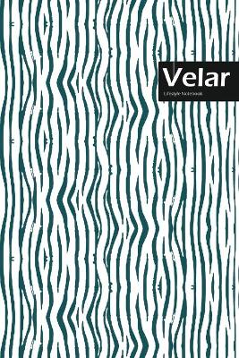 Book cover for Velar Lifestyle, Animal Print, Write-in Notebook, Dotted Lines, Wide Ruled, Medium 6 x 9 Inch, 144 Sheets (Olive Green)