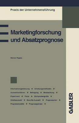 Cover of Marketingforschung und Absatzprognose