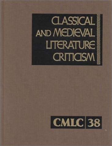 Book cover for Classical and Medieval Literature Criticism