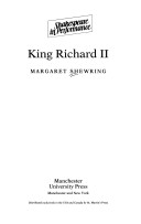 Book cover for "King Richard II"