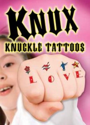 Book cover for Knux -- Knuckle Tattoos for Girls