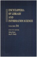 Book cover for Encyclopedia of Library and Information Science