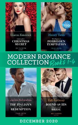 Book cover for Modern Romance December 2020 Books 1-4