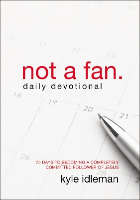 Book cover for Not a Fan Daily Devotional