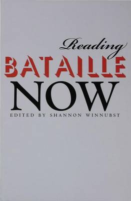 Book cover for Reading Bataille Now