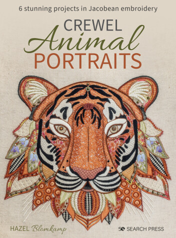 Book cover for Crewel Animal Portraits