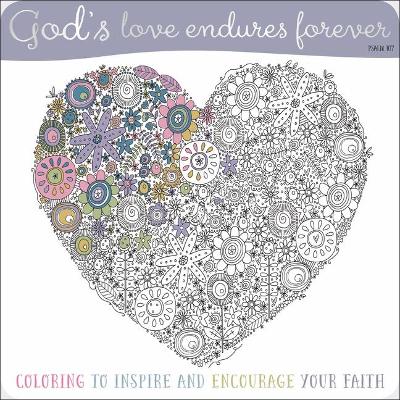 Book cover for God's Love Endures Forever Coloring Book