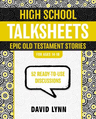 Book cover for High School TalkSheets, Epic Old Testament Stories