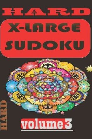 Cover of Hard X Large Sudoku-Volume 3