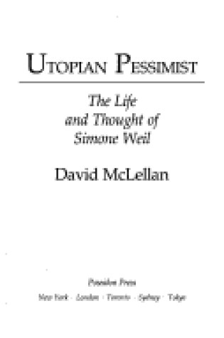 Cover of Utopian Pessimist