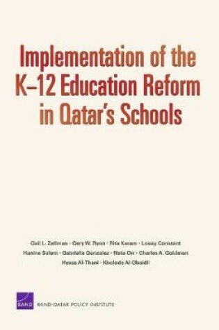 Cover of Implementation of the K-12 Education Reform in Qatar's Schools