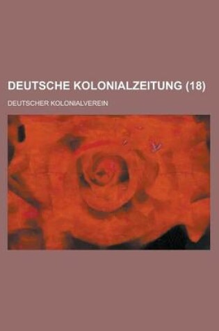 Cover of Deutsche Kolonialzeitung (18)