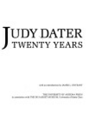 Cover of Judy Dater