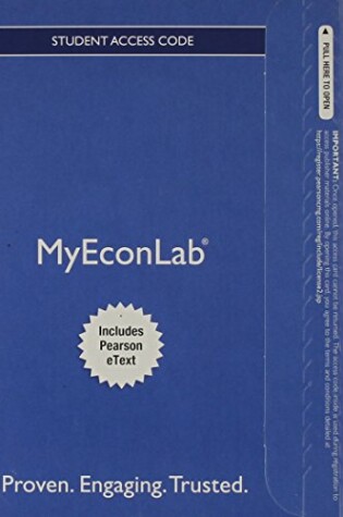 Cover of NEW MyLab Economics with Pearson eText -- Access Card -- for Macroeconomics