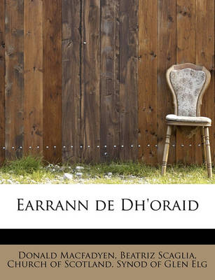 Book cover for Earrann de Dh'oraid