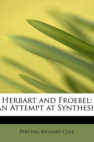 Cover of Herbart and Froebel