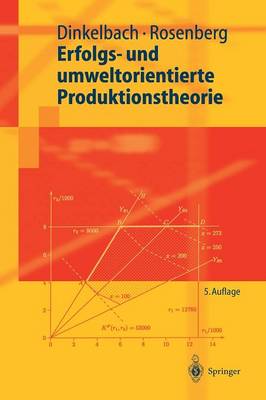 Cover of Erfolgs- und umweltorientierte Produktionstheorie