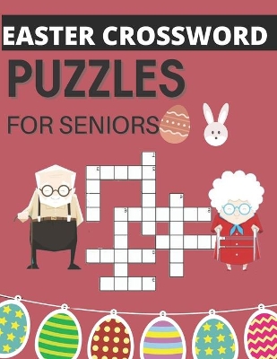 Book cover for Easter Crossword Puzzles for seniors