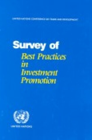 Cover of Survey of Best Practices in Investment Promotion