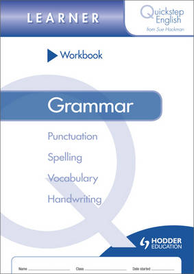 Book cover for Quickstep English Workbook Grammar Learner Stage